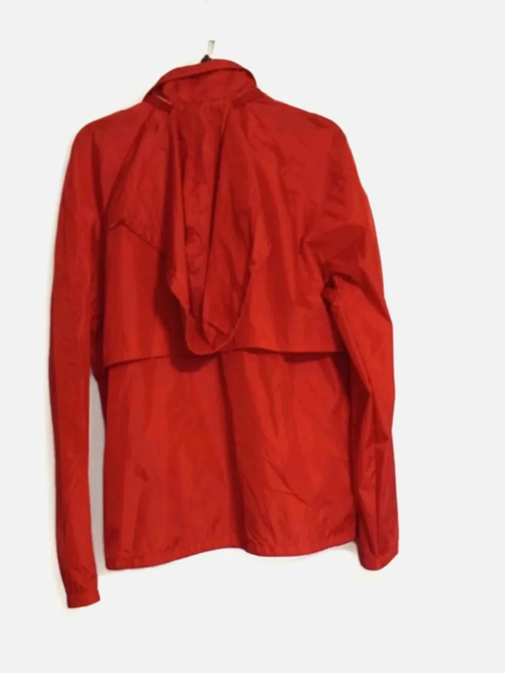 Vintage Woolrich Men’s Red Nylon Windbreaker Jacket Size M Mesh Lined 90s